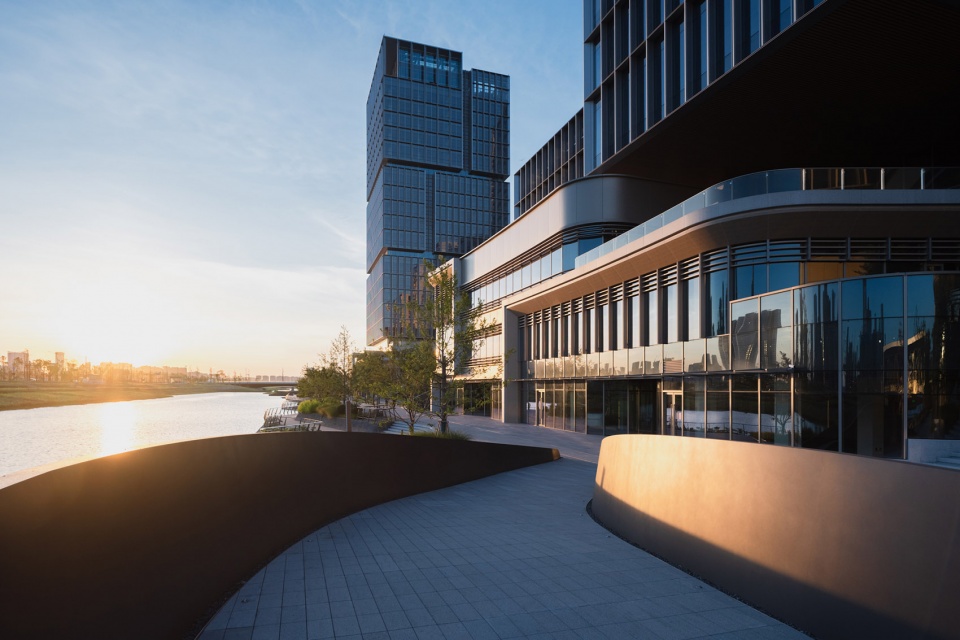 the waterfront of the asian games village by atelier scale