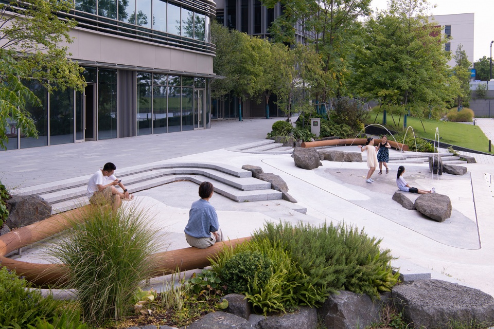 the waterfront of the asian games village by atelier scale