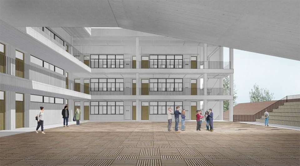 shanghai nanqiao academy comprehensive building by node architecture urbanism