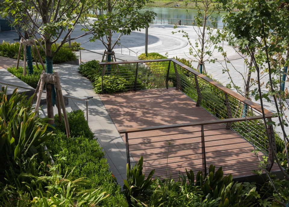 the waterfront of the asian games village by atelier scale