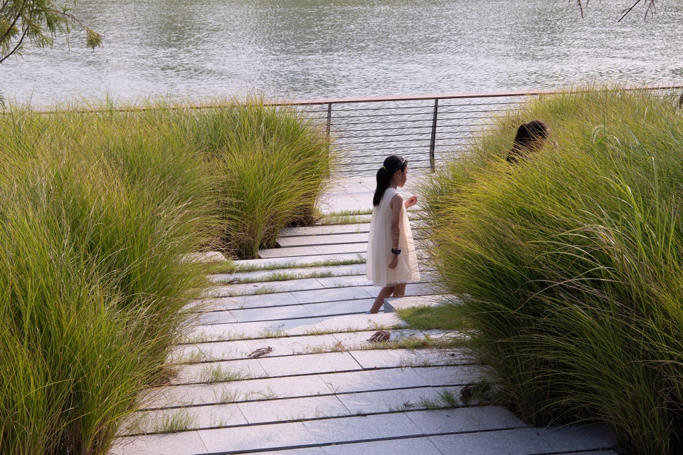 the waterfront of the asian games village by atelier scale