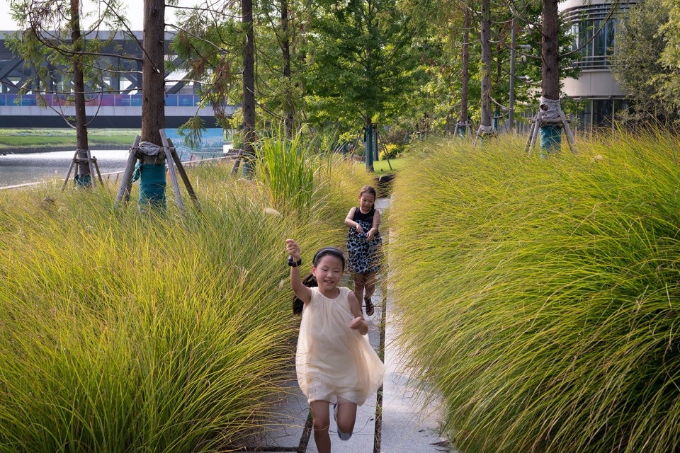 the waterfront of the asian games village by atelier scale