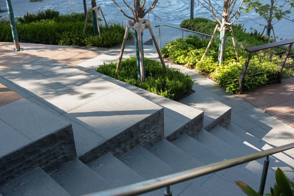 the waterfront of the asian games village by atelier scale