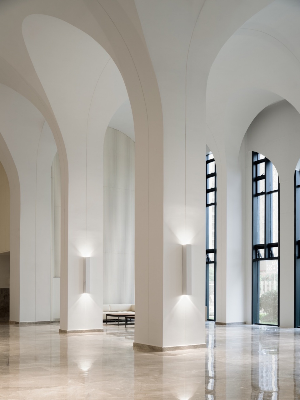 中小学门厅2 wuhan basis international school interior design by wan jian deisgn