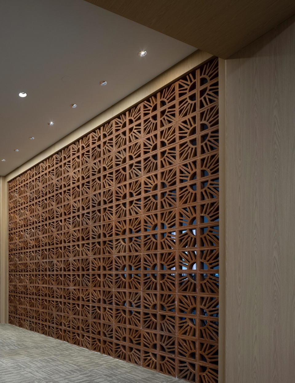 图书馆格栅 wuhan basis international school interior design by wan jian deisgn