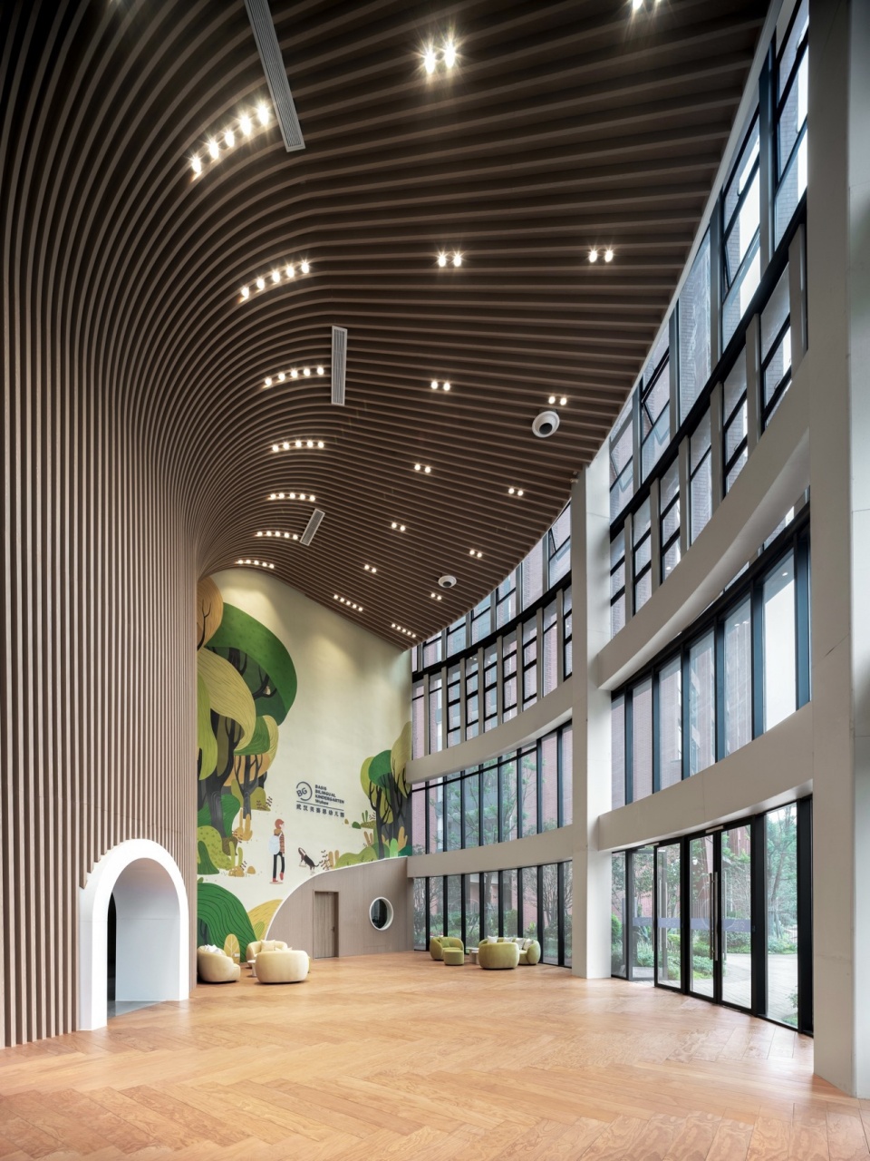 幼儿园门厅1 wuhan basis international school interior design by wan jian deisgn