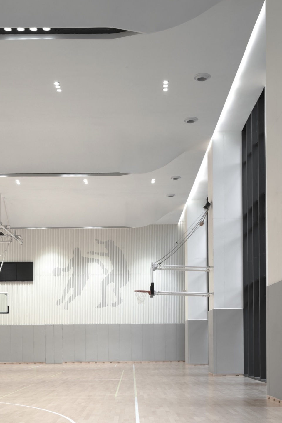 篮球馆 wuhan basis international school interior design by wan jian deisgn