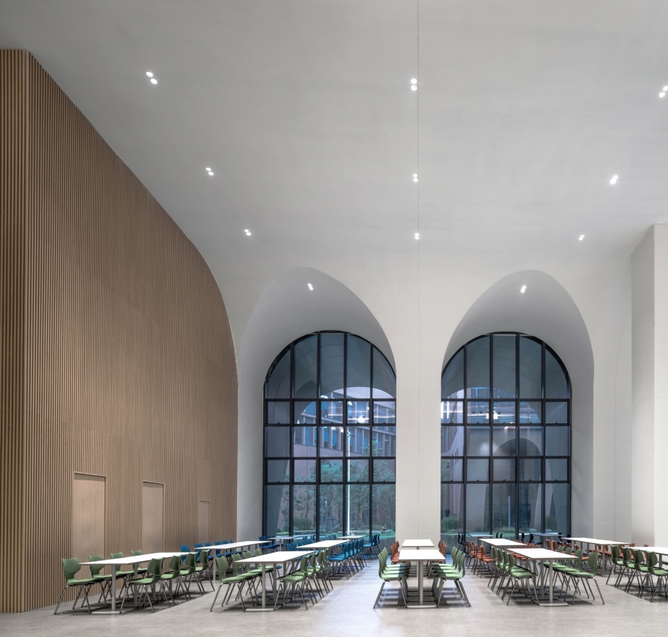 餐厅 wuhan basis international school interior design by wan jian deisgn
