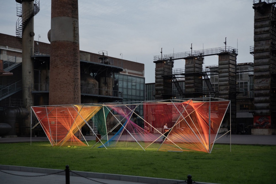 2023 Drama Festival Art Installation Weave of Light by MARS Studio