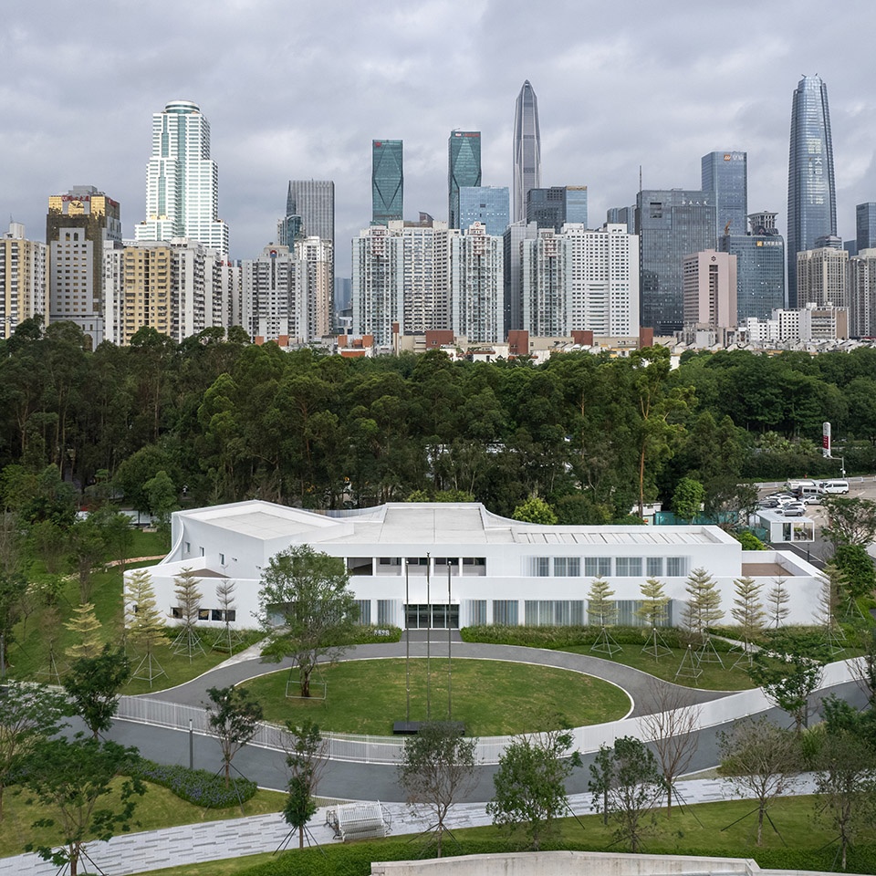 Shenzhen Central Park Construction Command Center China by ATELIER XI