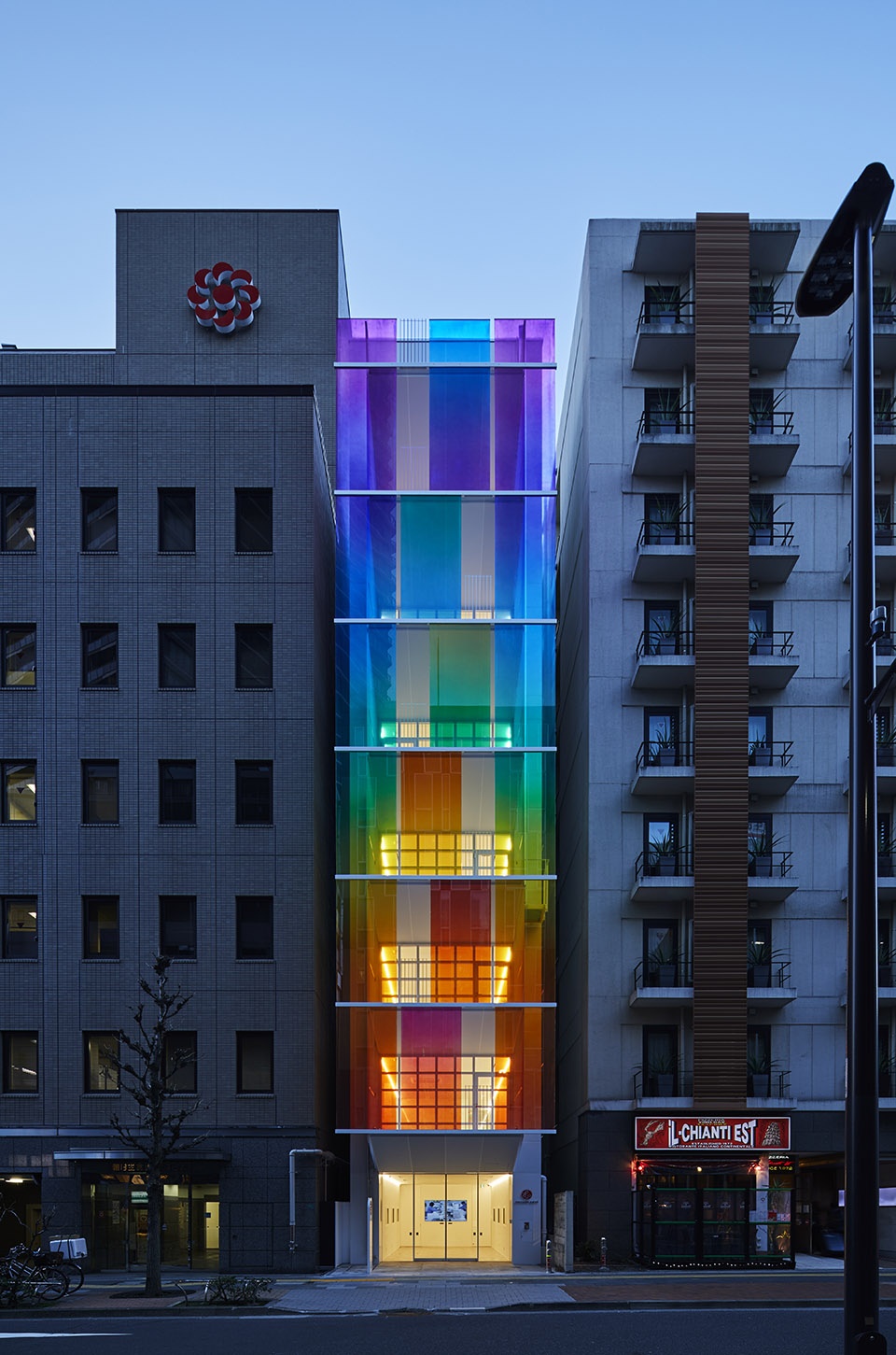 VERTICAL RAINBOW in Tokyo by SAKO Architects