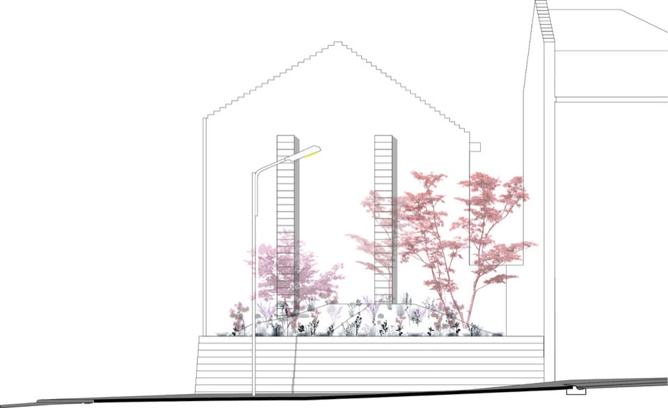 memorial garden in charleroi by reservoir a