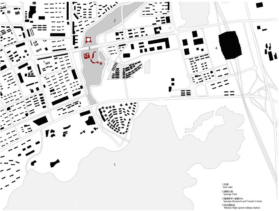 wuhan sponge park research tourist center by uao