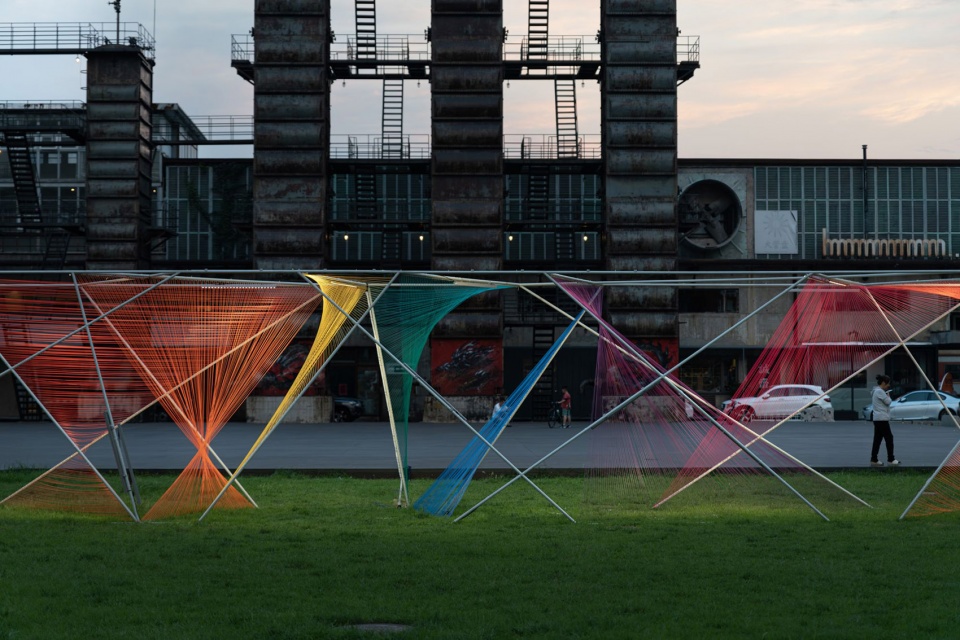 2023 Drama Festival Art Installation Weave of Light by MARS Studio