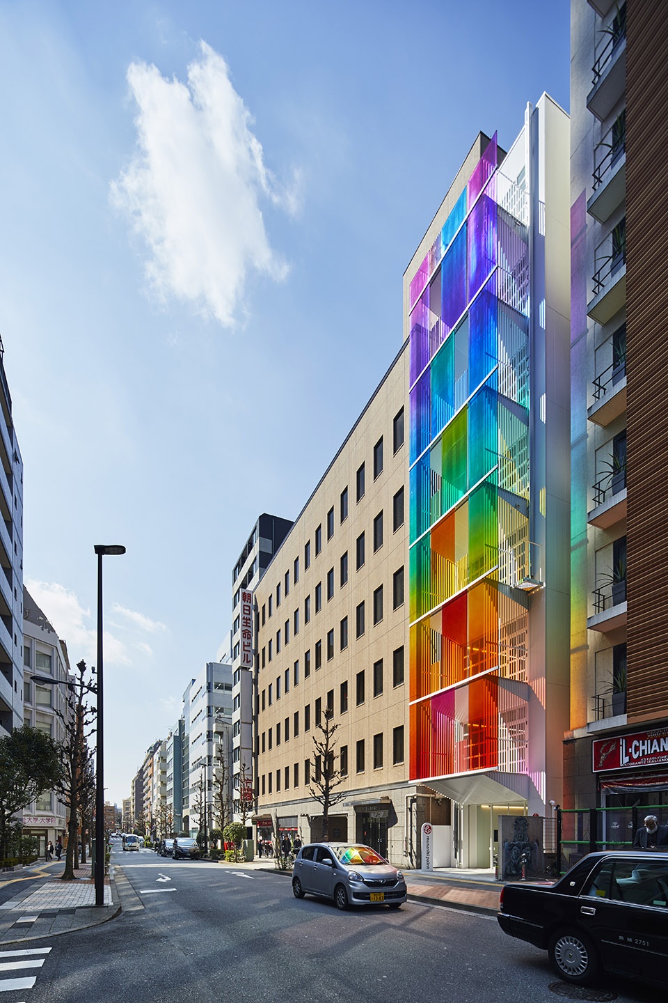 VERTICAL RAINBOW in Tokyo by SAKO Architects
