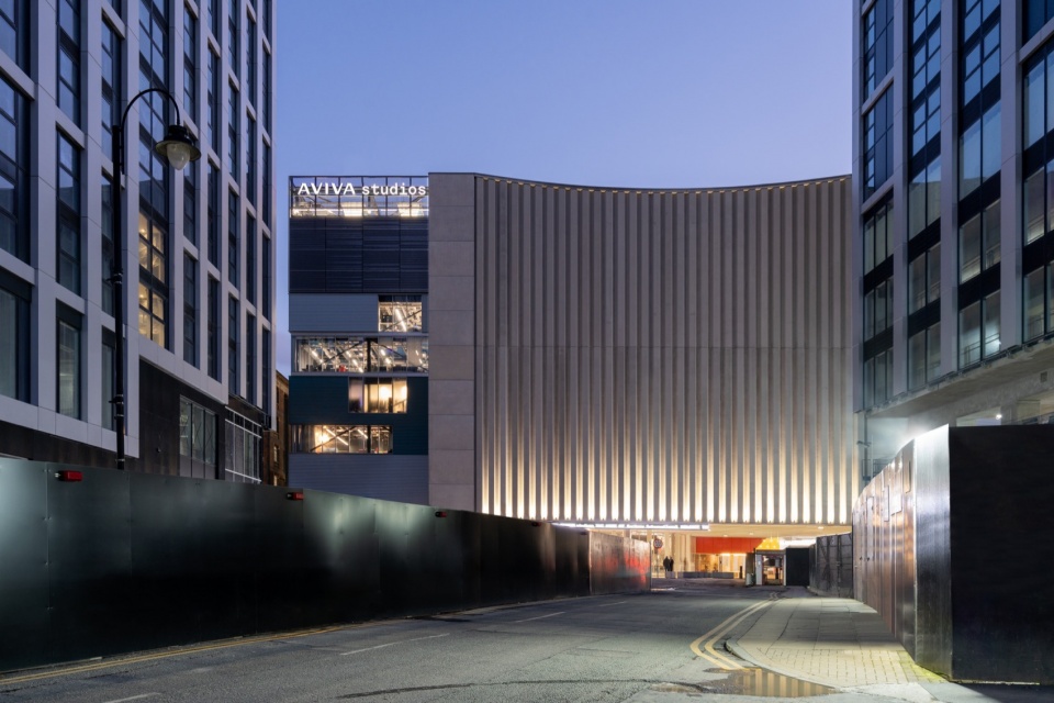 aviva studios omaoma ellen van loon designed aviva studios home of factory international completes