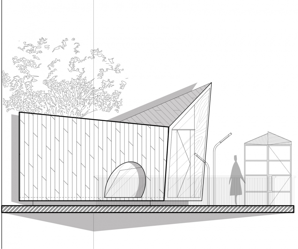 building in the cracks shanghai by benzhe architecture design