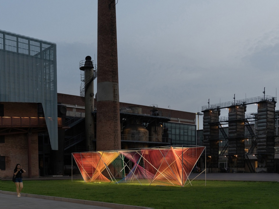 2023 Drama Festival Art Installation Weave of Light by MARS Studio