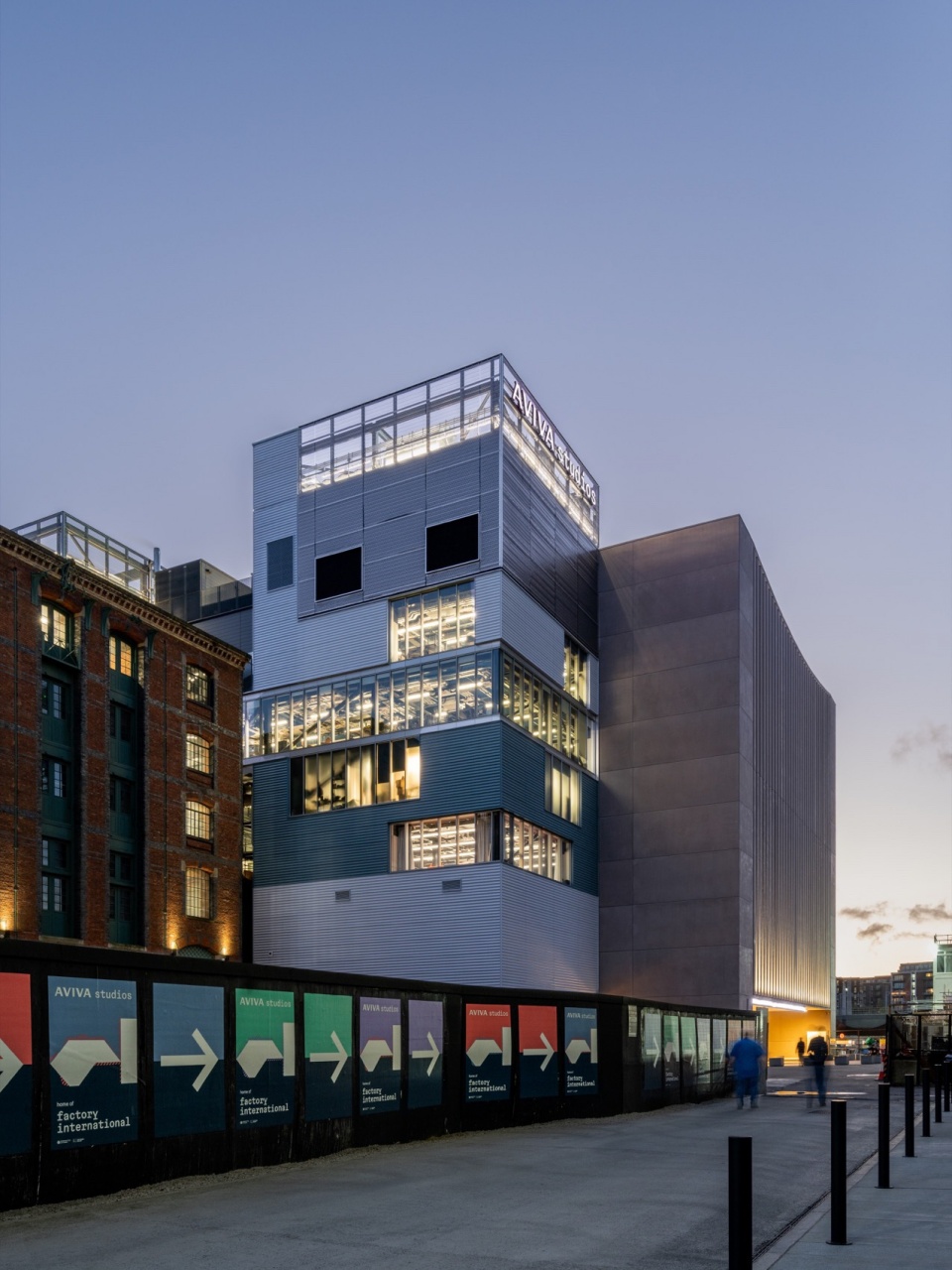 aviva studios omaoma ellen van loon designed aviva studios home of factory international completes