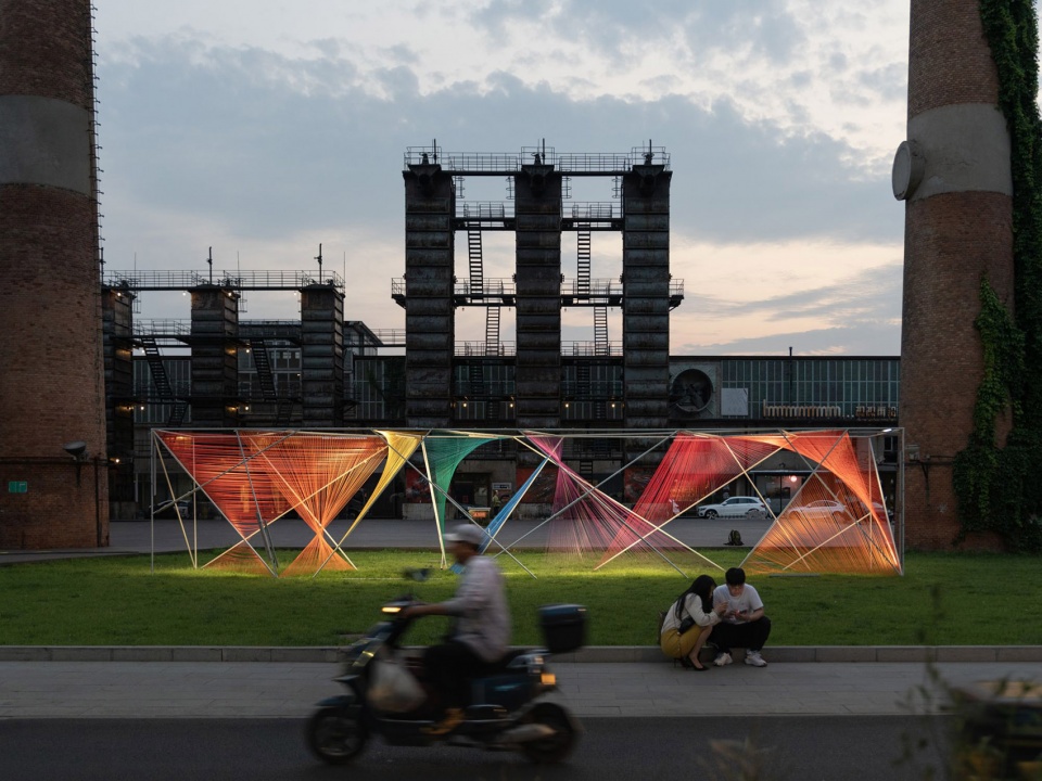 2023 Drama Festival Art Installation Weave of Light by MARS Studio
