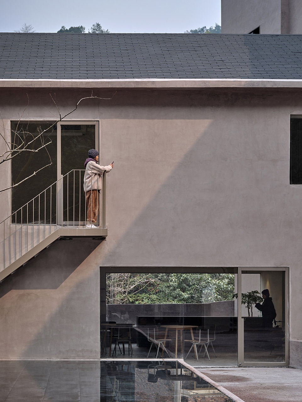 Terraced Courtyard Hangzhou Qingshan Co Space China by TEAM BLDG