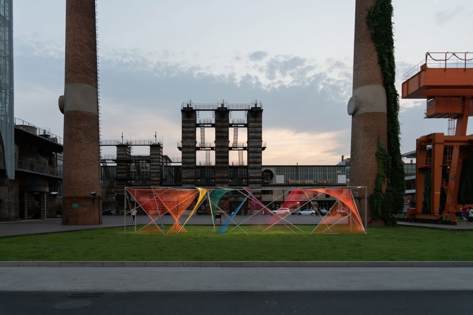2023 Drama Festival Art Installation Weave of Light by MARS Studio