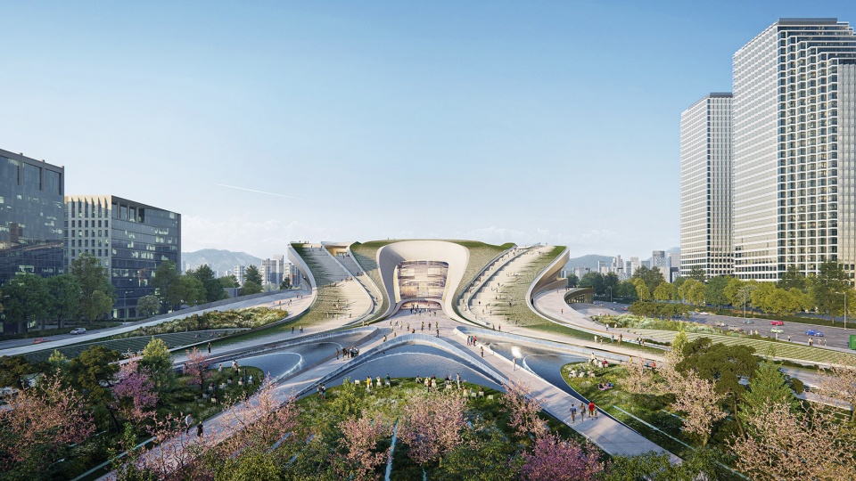 2nd sejong cultural centre by zaha hadid architects