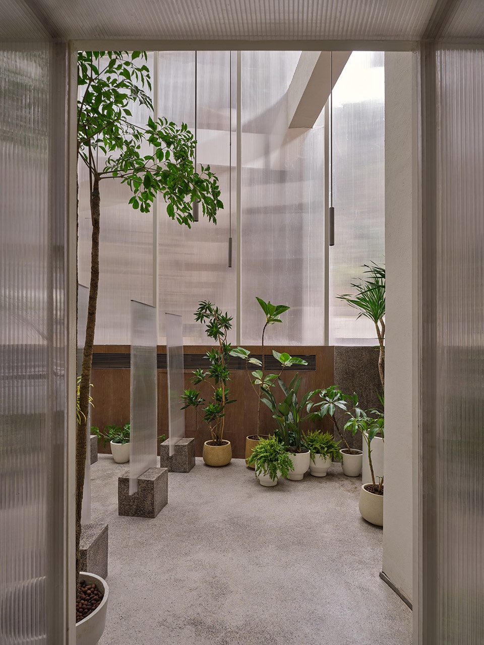 Terraced Courtyard Hangzhou Qingshan Co Space China by TEAM BLDG