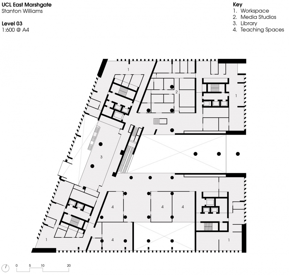 marshgate ucl east by stanton williams