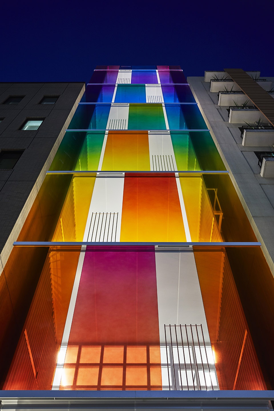 VERTICAL RAINBOW in Tokyo by SAKO Architects