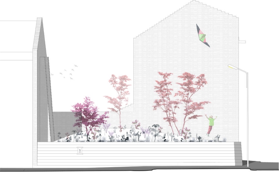 memorial garden in charleroi by reservoir a