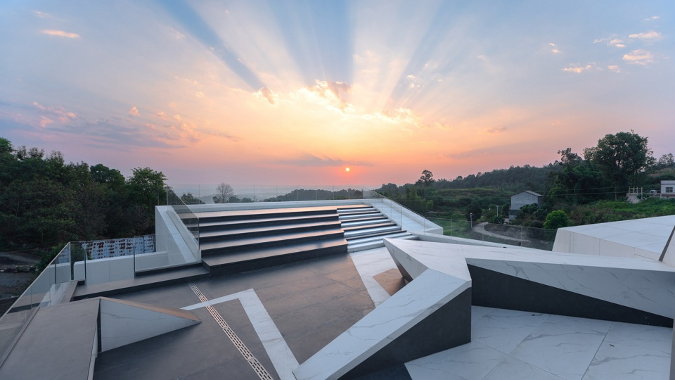 Thousand paper cranes House China by GrandZ Build Architectural Office Chongqing Co LTD