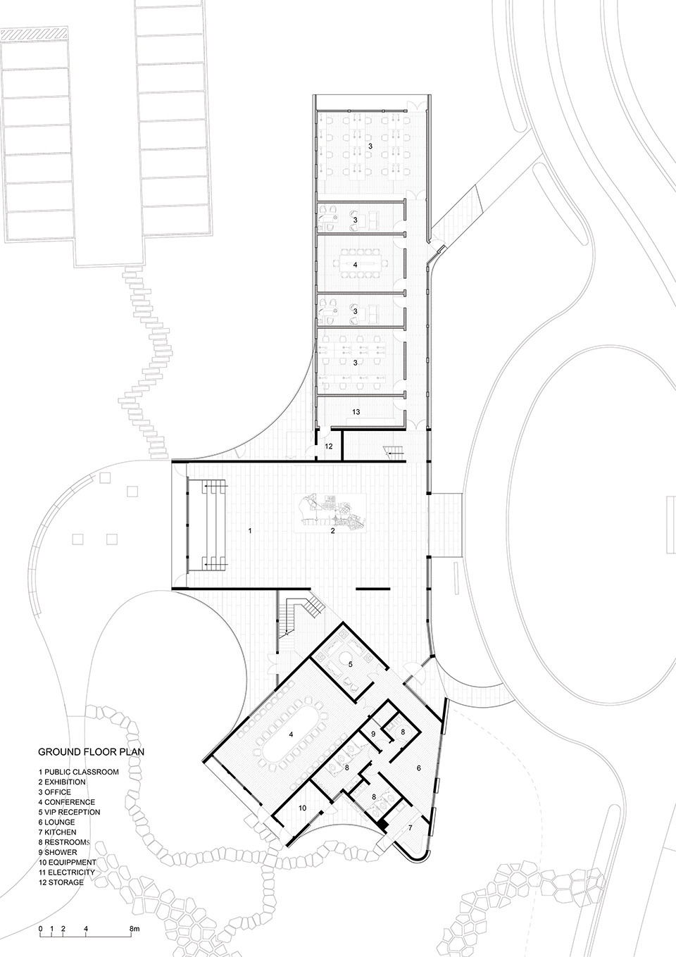 Shenzhen Central Park Construction Command Center China by ATELIER XI