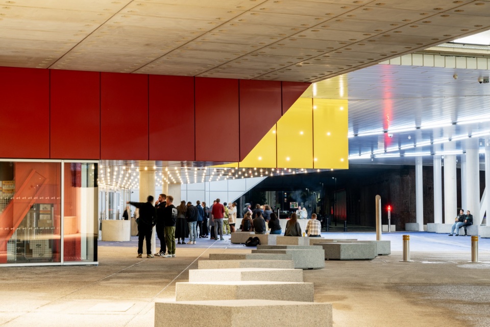 aviva studios omaoma ellen van loon designed aviva studios home of factory international completes
