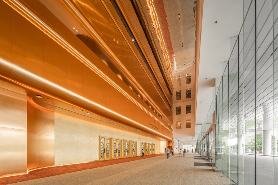 Interior of Queen Sirikit National Convention Centre QSNCC by Onion