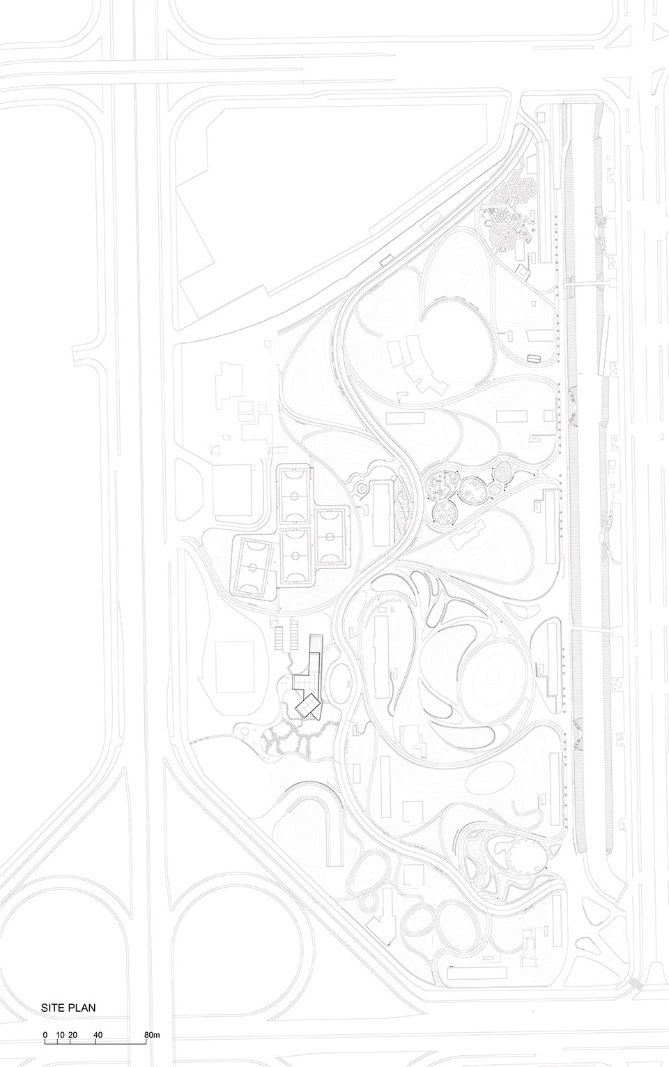 Shenzhen Central Park Construction Command Center China by ATELIER XI