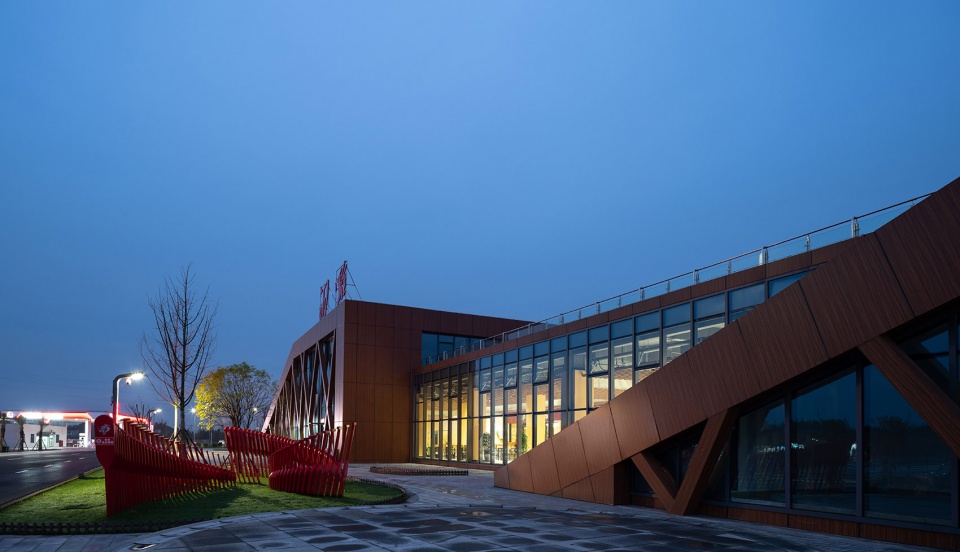 Miluo Highway Service Center China by Hunan Provincial Communications Planning Survey Design Institute Co Ltd
