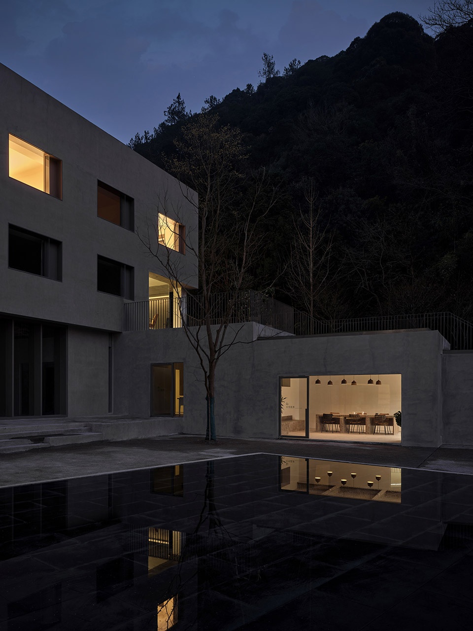 Terraced Courtyard Hangzhou Qingshan Co Space China by TEAM BLDG