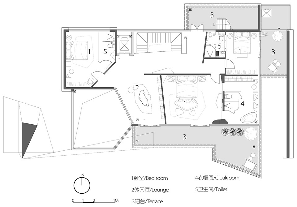 Thousand paper cranes House China by GrandZ Build Architectural Office Chongqing Co LTD