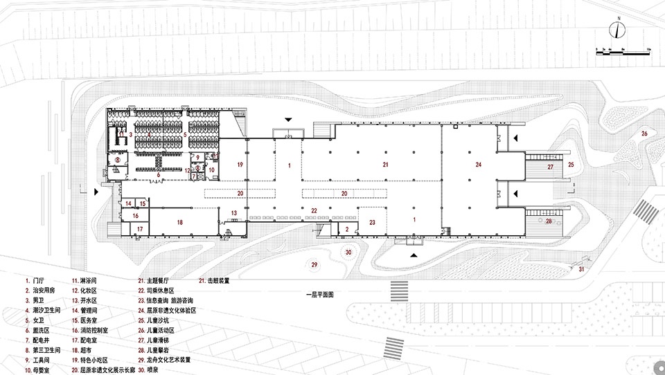 Miluo Highway Service Center China by Hunan Provincial Communications Planning Survey Design Institute Co Ltd