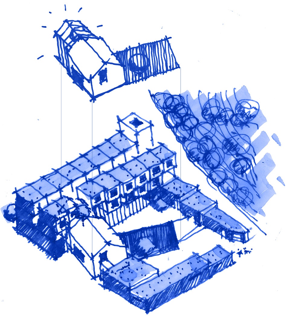 Terraced Courtyard Hangzhou Qingshan Co Space China by TEAM BLDG