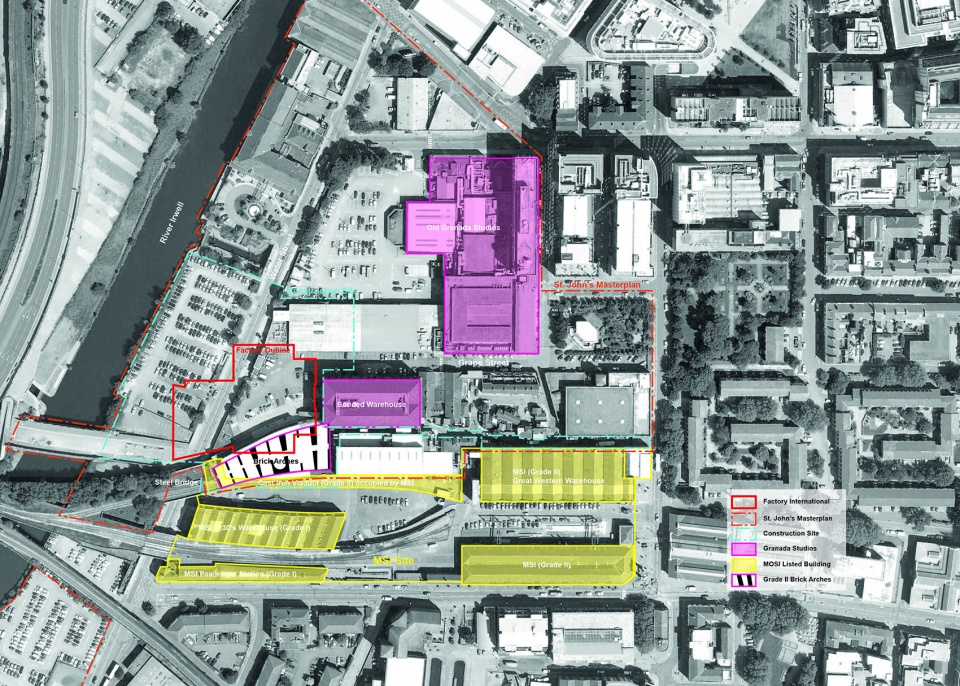 OMA Aviva Studios Site plan