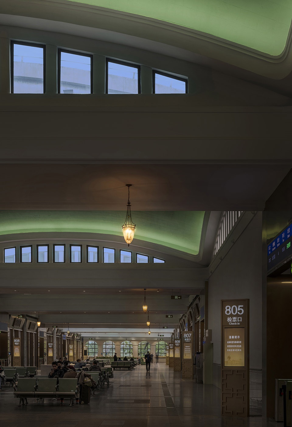 the interior renovation of beijing railway station by wit