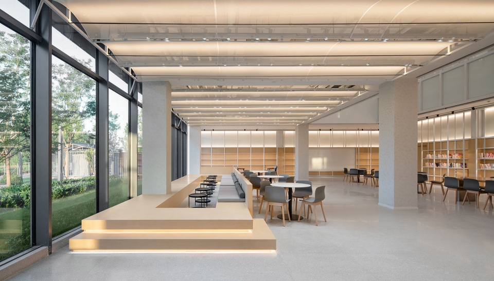 Capital Heyuan Pinggu Rental Housing Community Library by y ad studio