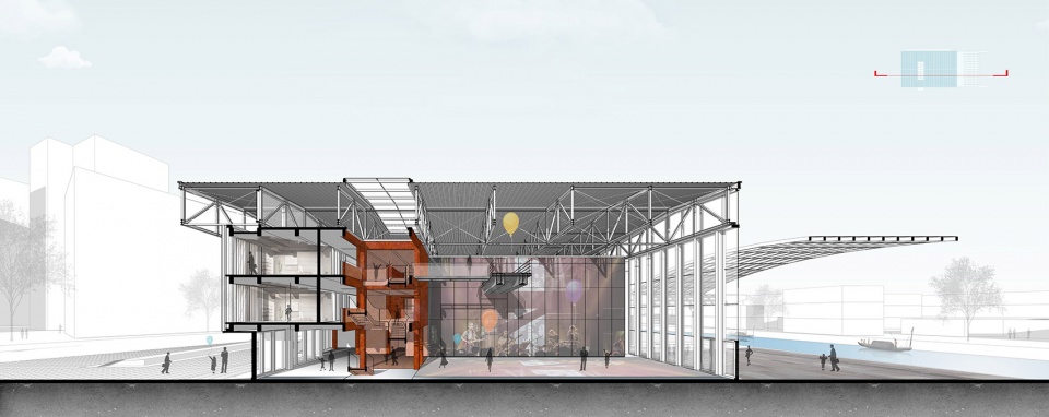canal hub 1958 by shenzhen huahui design