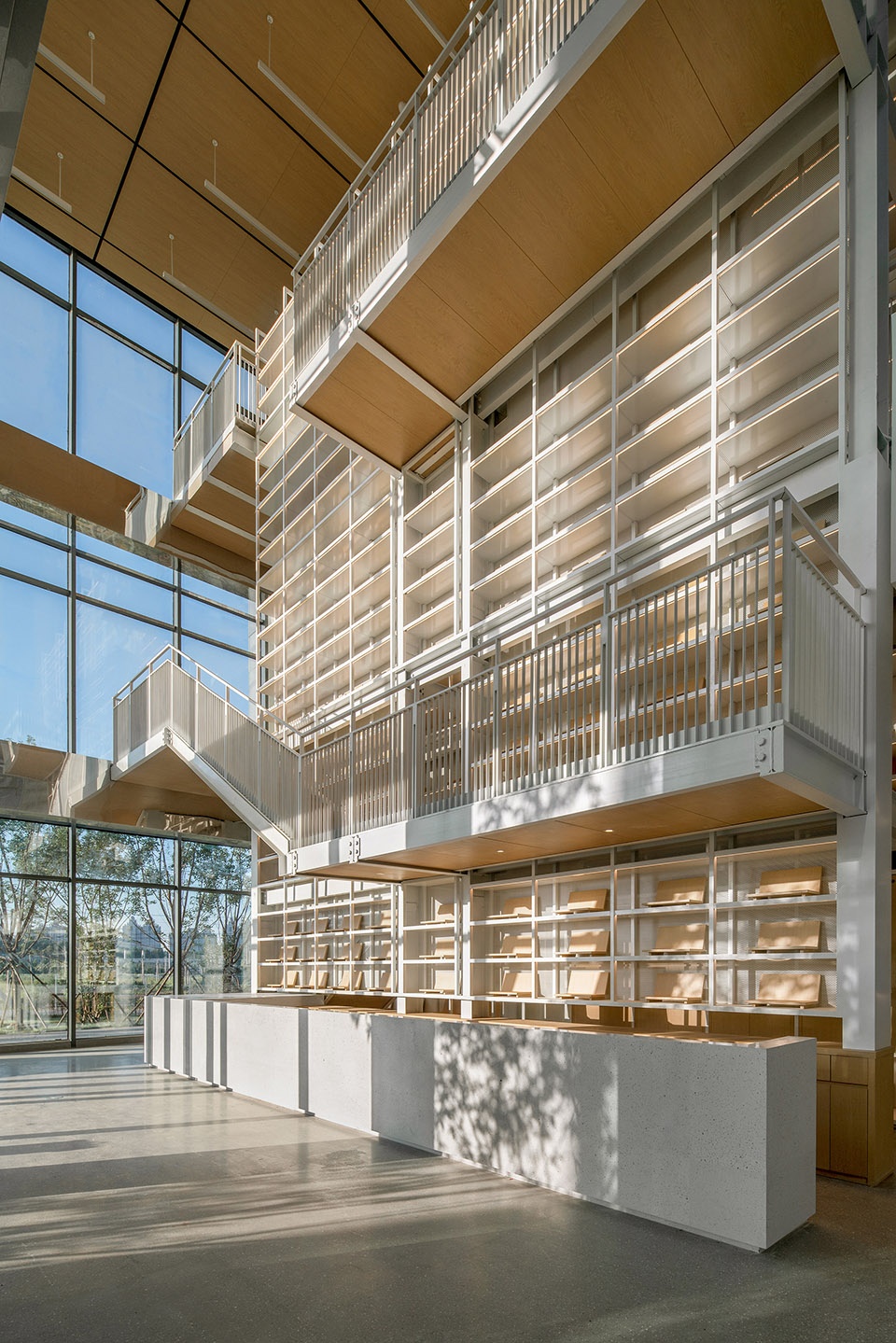 Capital Heyuan Pinggu Rental Housing Community Library by y ad studio