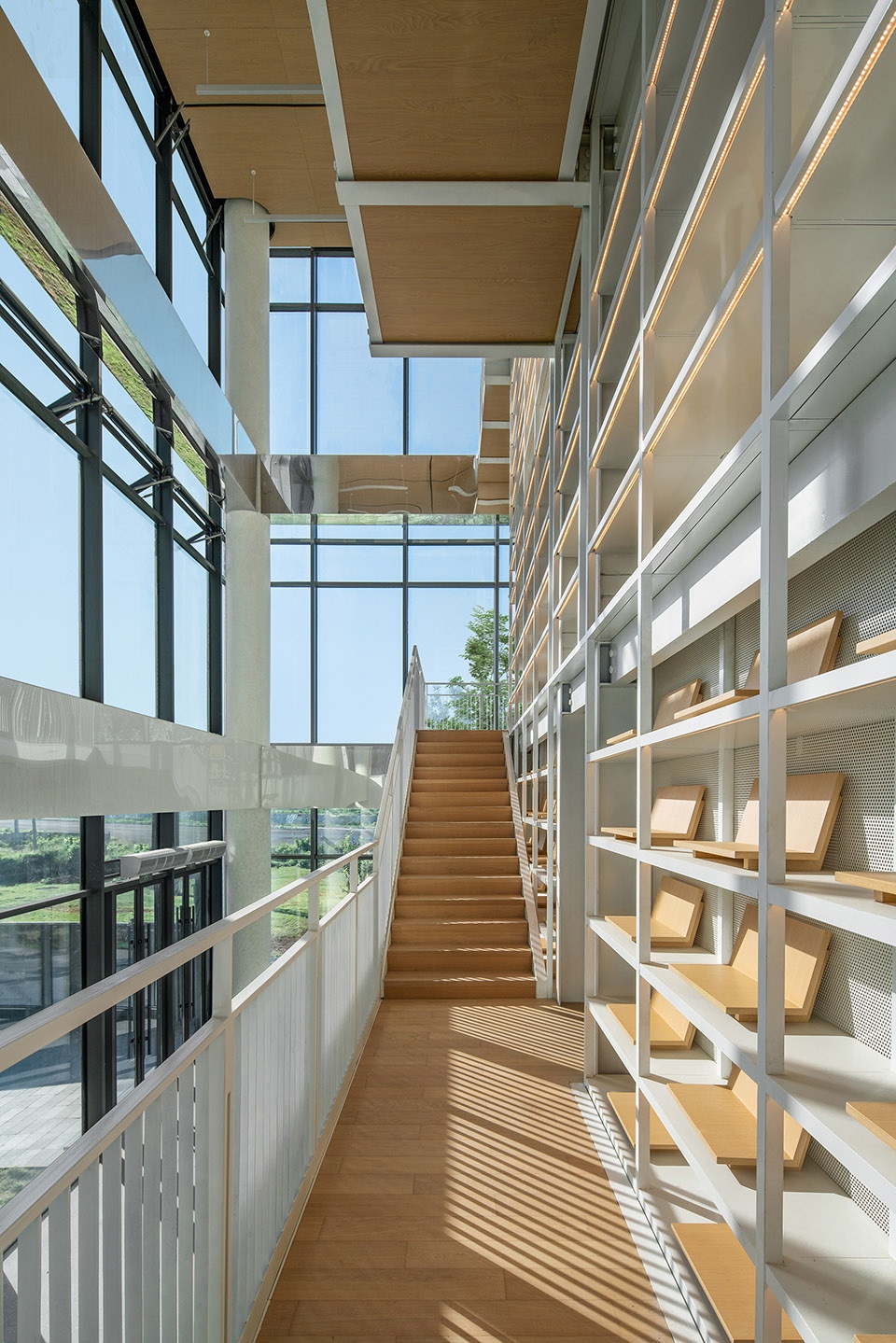 Capital Heyuan Pinggu Rental Housing Community Library by y ad studio