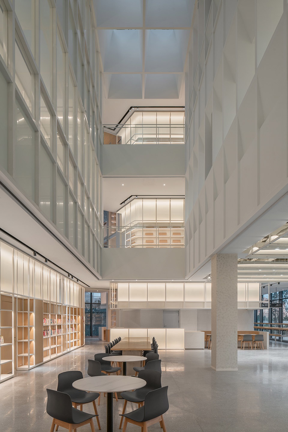 Capital Heyuan Pinggu Rental Housing Community Library by y ad studio