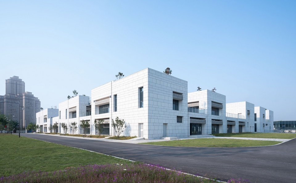 wuhan sponge park research tourist center by uao