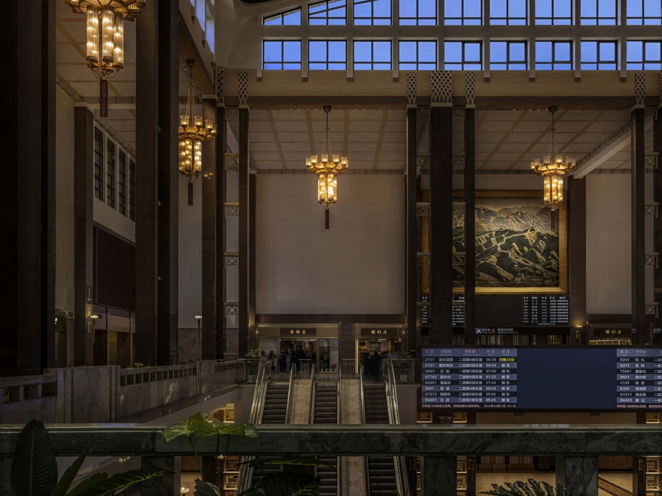 the interior renovation of beijing railway station by wit